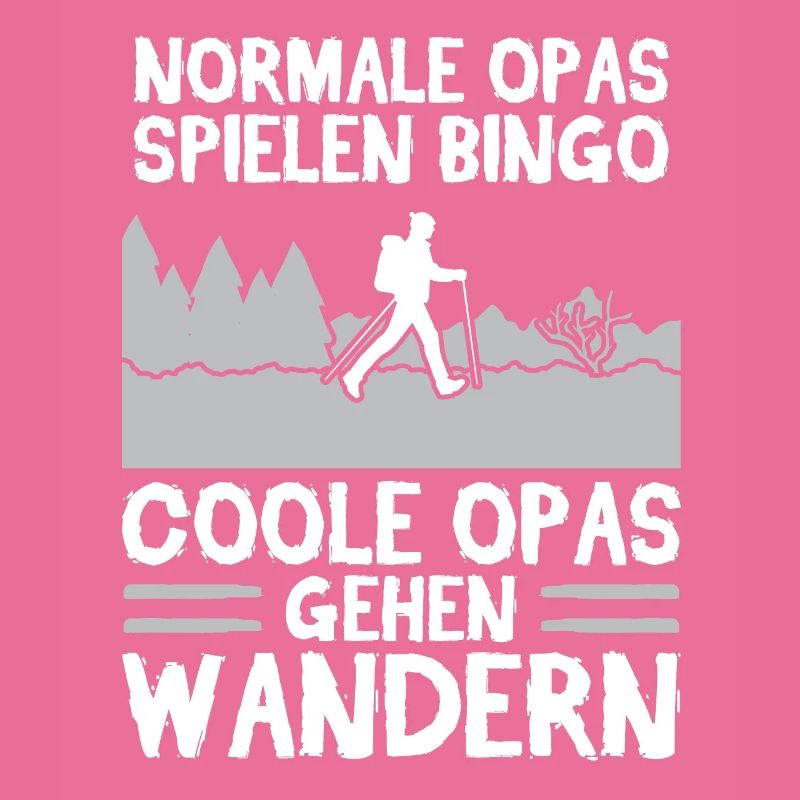 Wanderer Opa Bergsteiger Geschenk