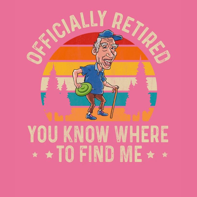 Officially Retired Disc Golf Rentner Geschenk