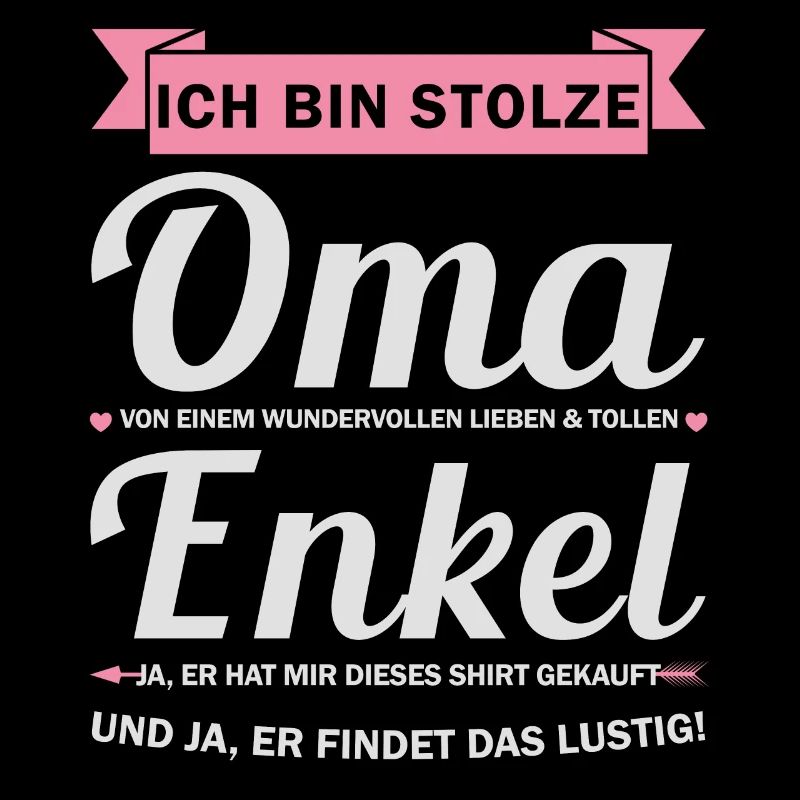 Oma & Enkel Familie Großmutter Geschenk