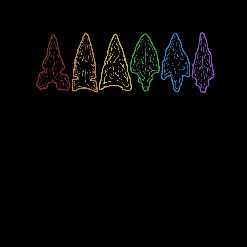 Pointes de flèches LGBT Conseils de chasse arc-en-ciel Pointes de flèches