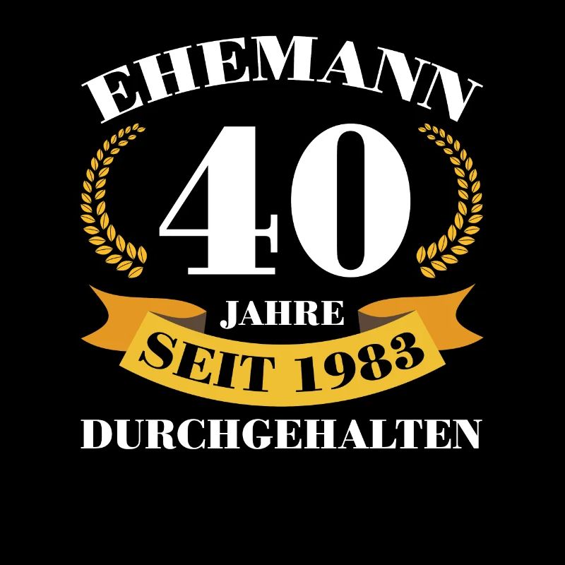 40. Hochzeitstag Ehemann Rubinhochzeit Geschenk