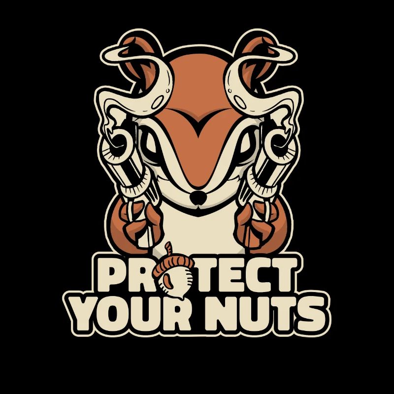 Protect Your Nuts Squirrel Fox Squirrel
