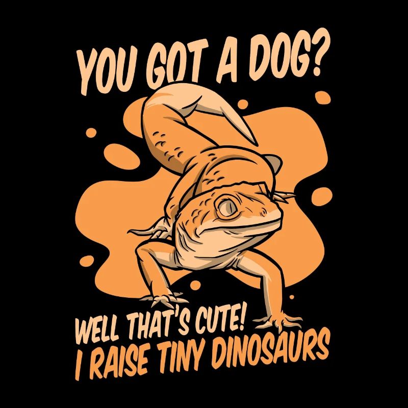 I Raise Tiny Dinosaurs Lizard Gekkota Crested