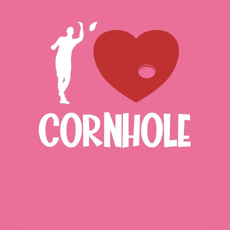 Ich liebe Cornhole Game Boards Sitzsack Professional