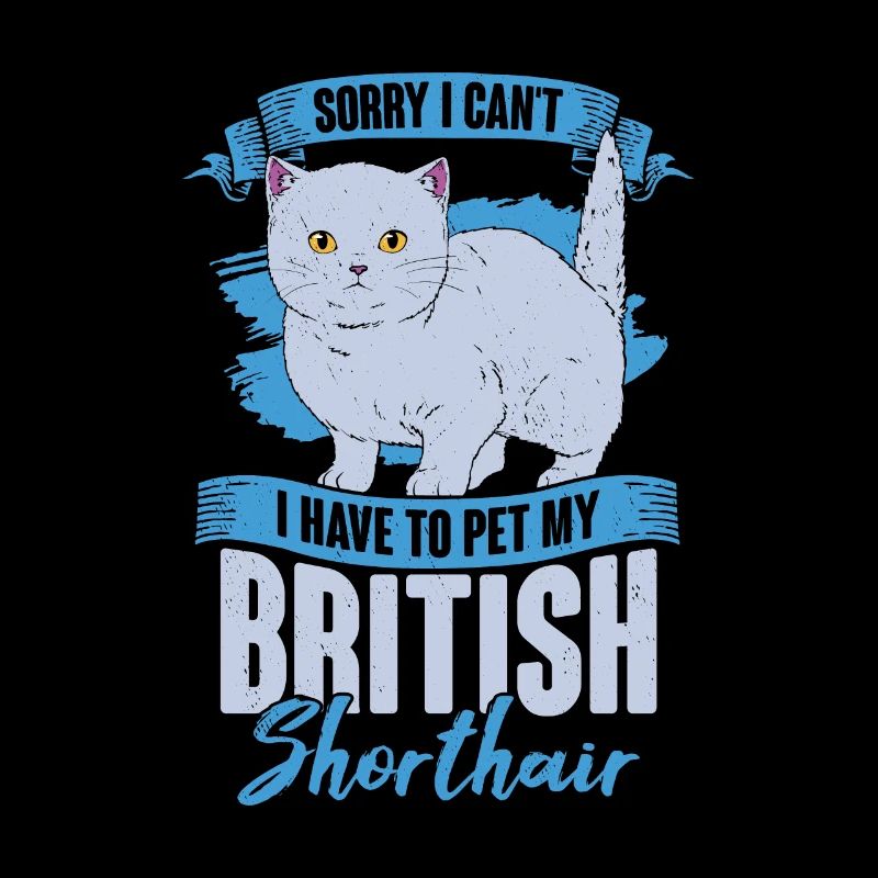 British Blue Katze Haustier Katzenhalter Geschenk