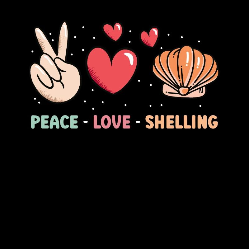 Peace - Love - Peeling - Shell