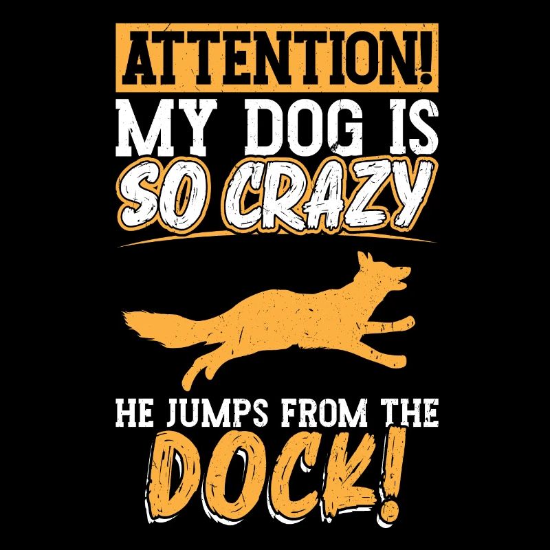My dog jumps off the dock - Dock Diving