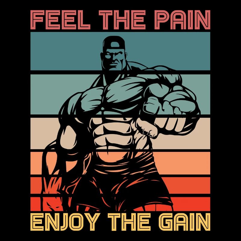 Sentir la douleur Profitez du gain de musculation