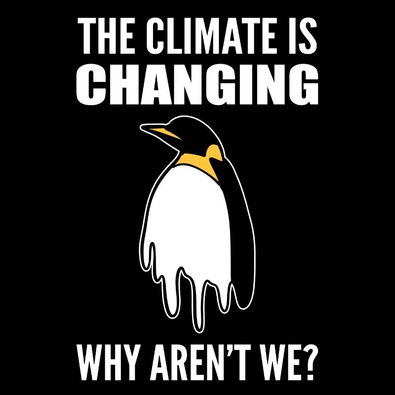 Penguin and climate change environmentalists