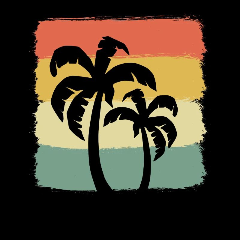 Palm Tree Sunset Strandliebhaber
