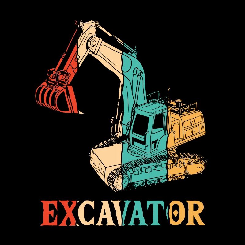 Retro Excavator Seilbagger Raupenbagger