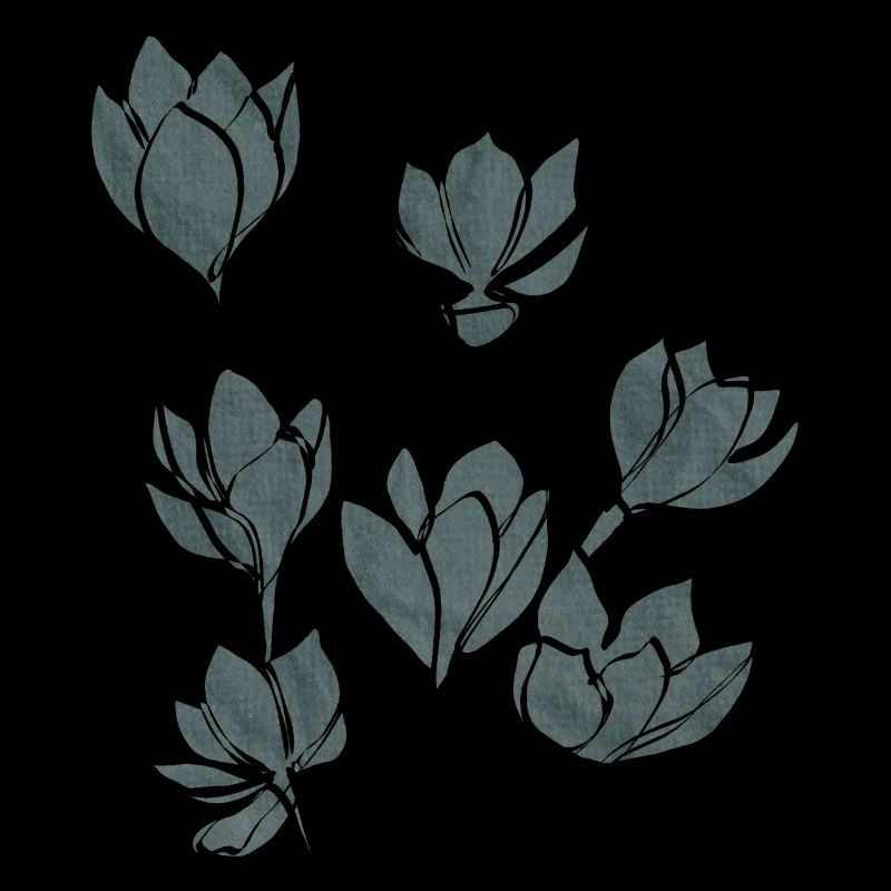 Crocus en linogravure