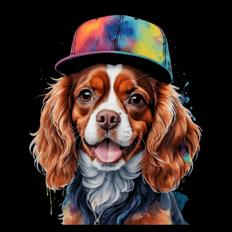 Cavalier King Charles Spaniel Snapback Cap Chien