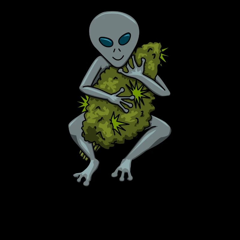 Alien Weed 420 Rauch Joint Marihuana Geschenk