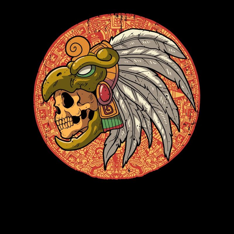 Mexikanischer Aztekenkrieger Azteken