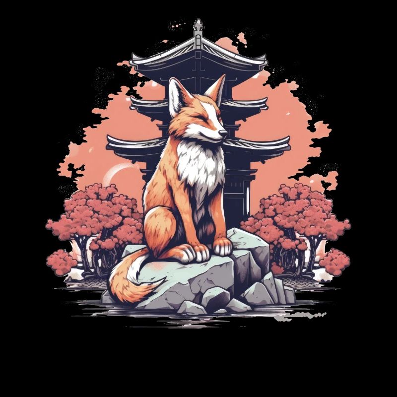 Fuchs Japan Inari Tempel Kami Nippon Shinto