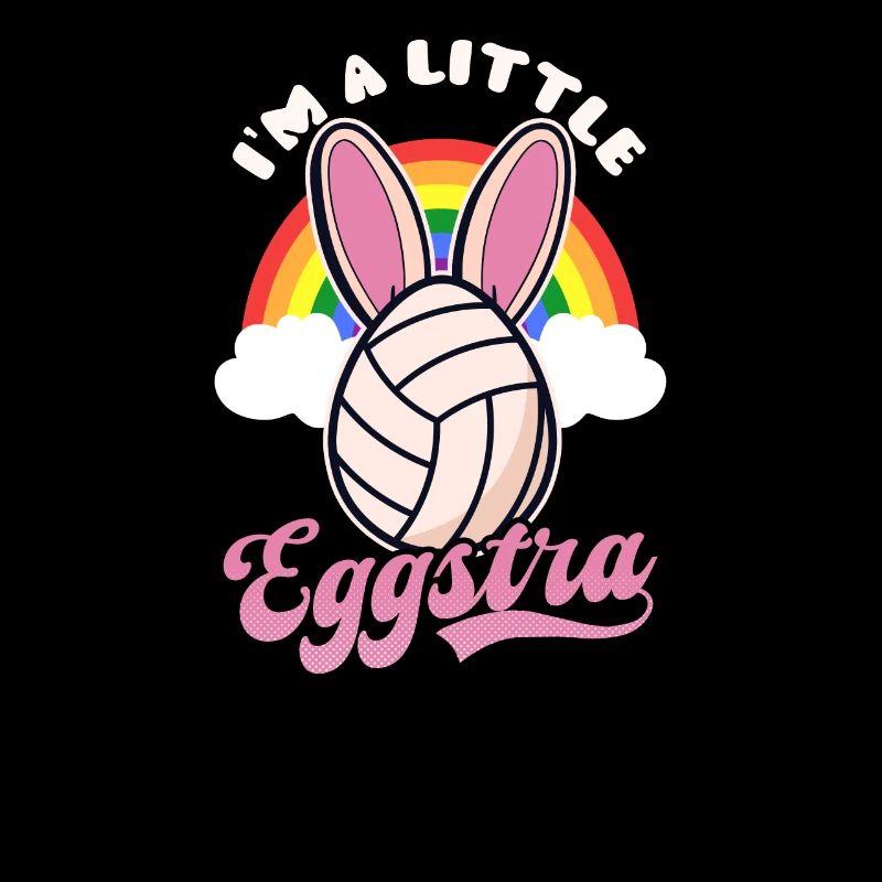 Volleyball Easter Little Eggstra Volleyball Ears