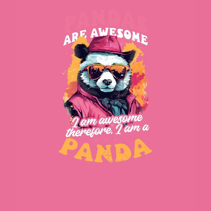 Panda Awesome Darum bin ich Awesome