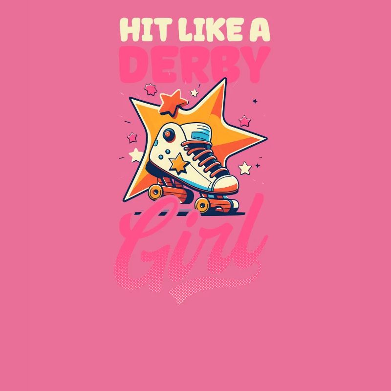 Roller Derby Hit wie ein Derby-Mädchen