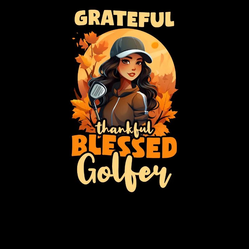 Thanksgiving Golf Thankful Bless Golfer