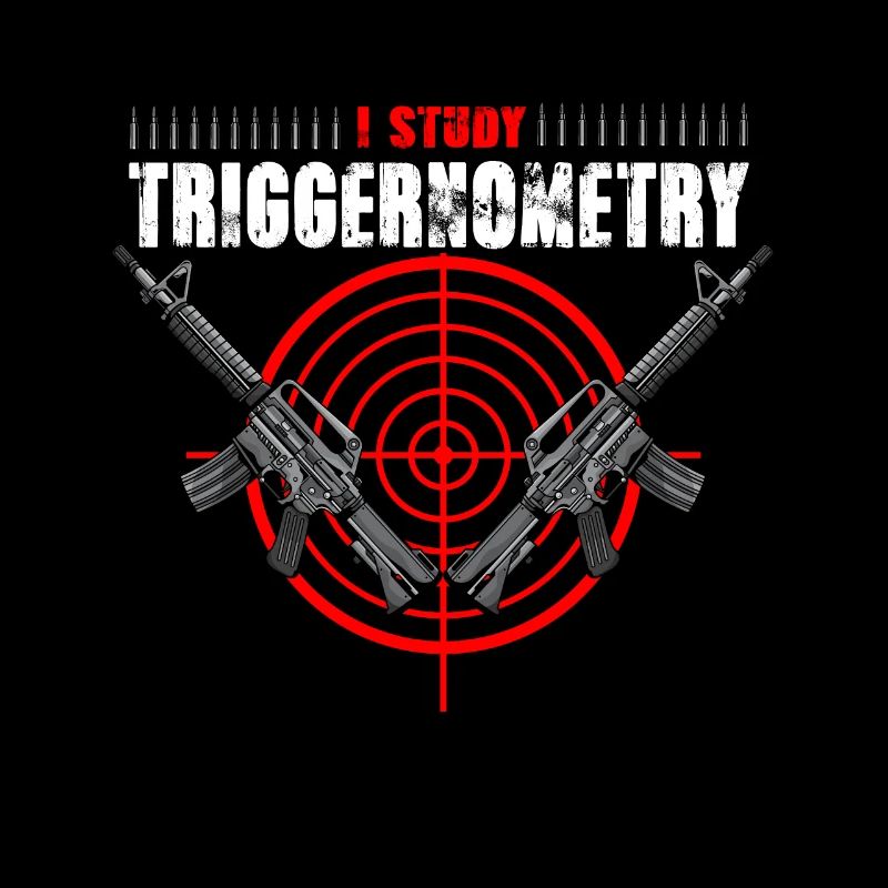 I Study Triggernometry Shirt funny pro gun veteran