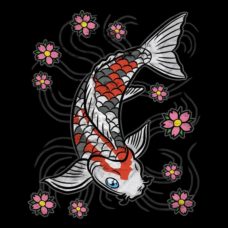 Étang de carpes de poissons