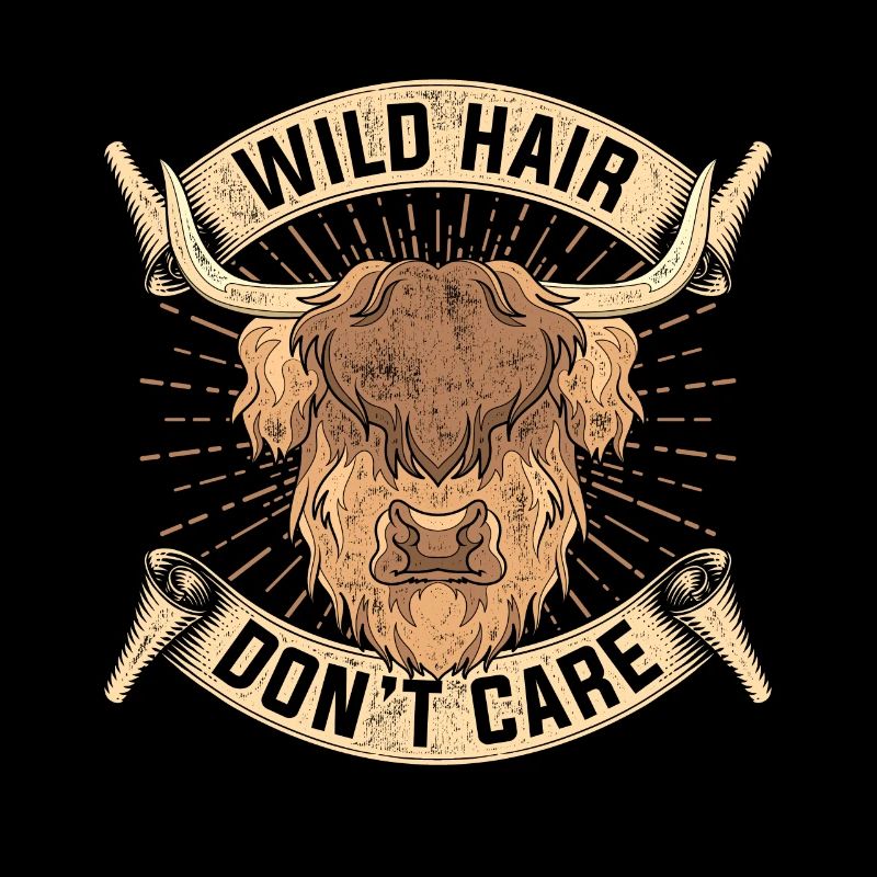 Funny gift Scottish Highland beef