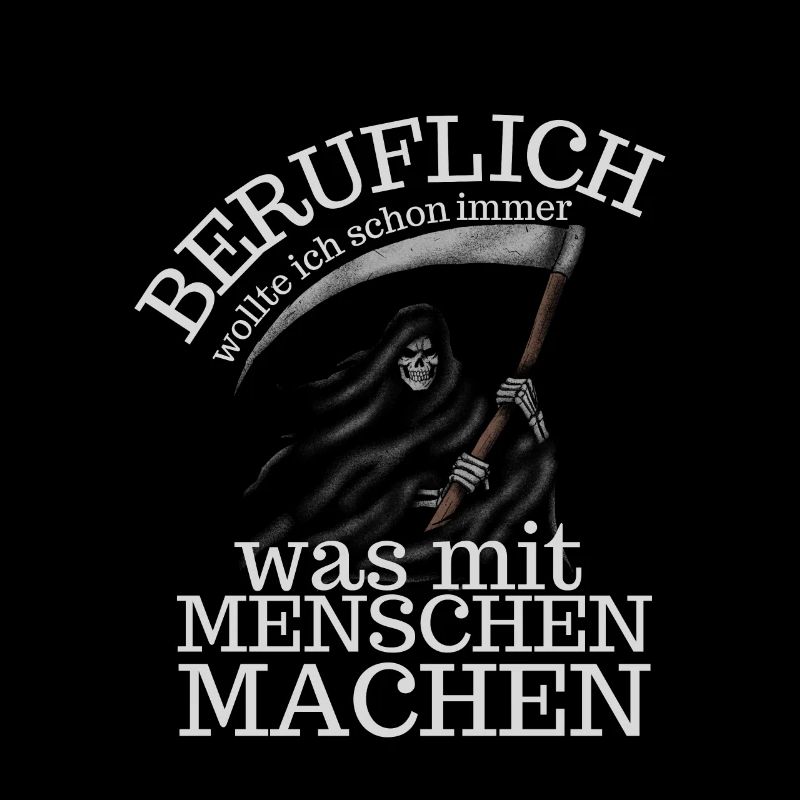 beruflich menschen machen halloween gothic spruch