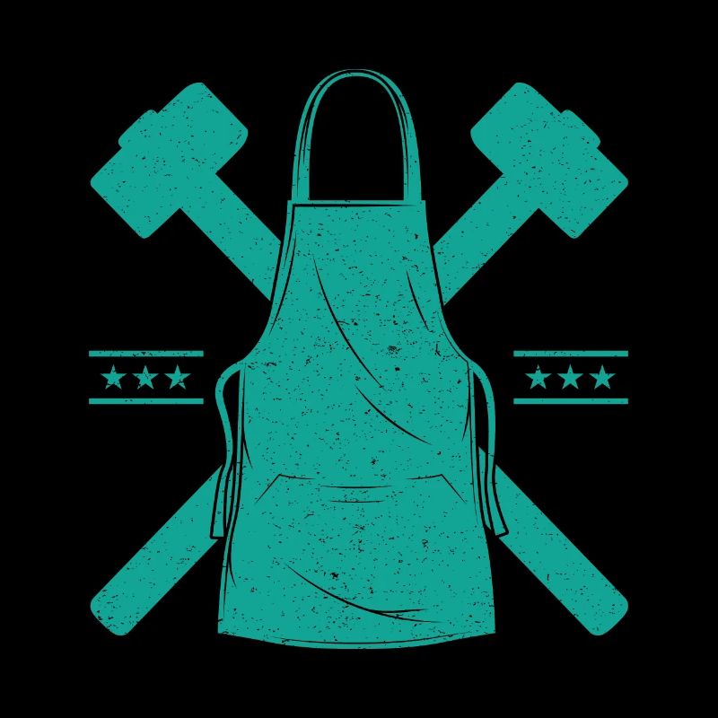 Blacksmith Apron & Hammer Smith Gift