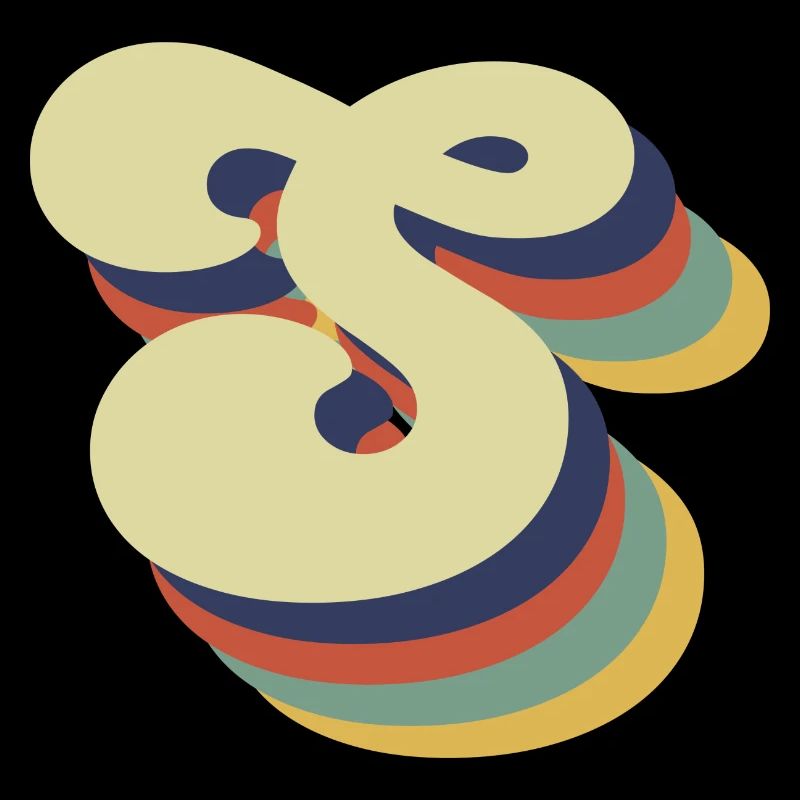 Lettre s rétro