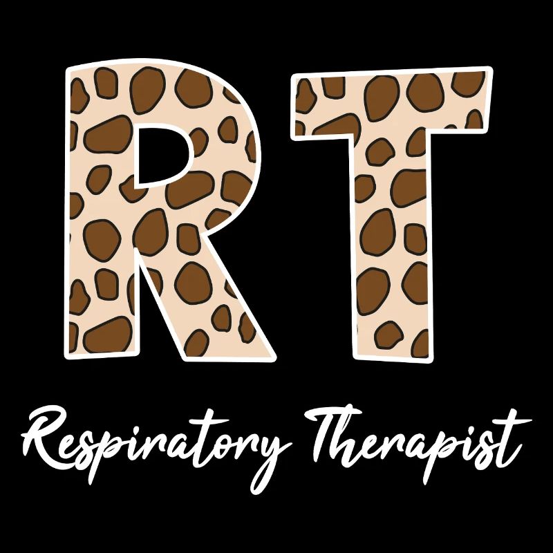Atemtherapie-Krankenschwester-Leopard-Print