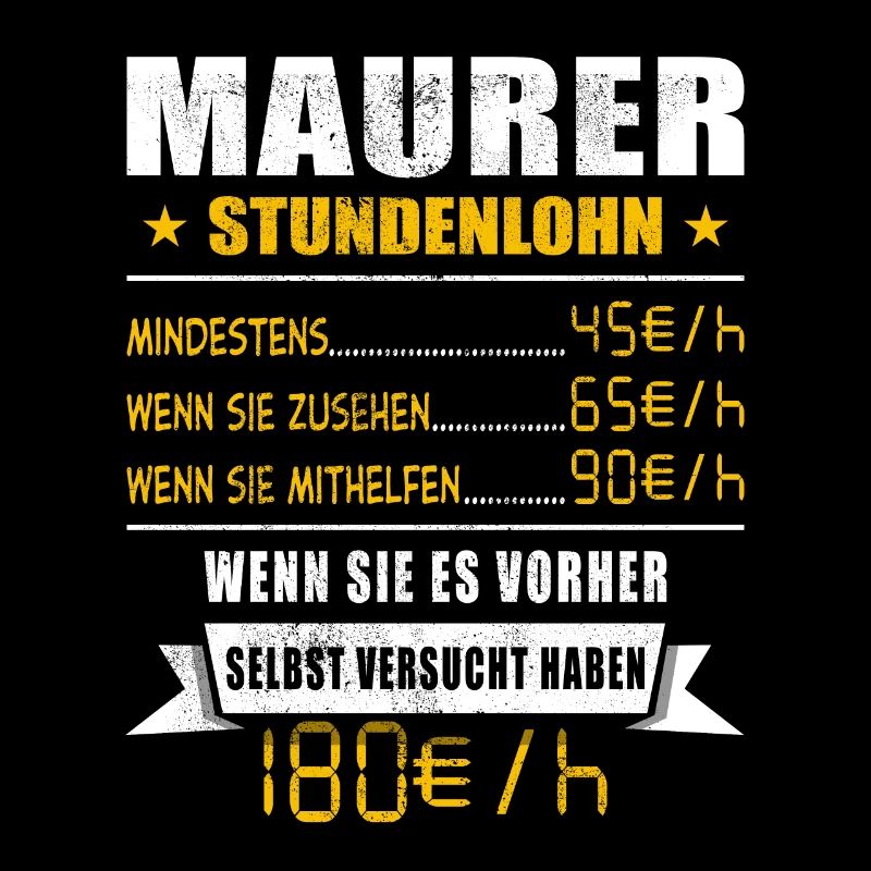 Maurer Stundenlohn Handwerker
