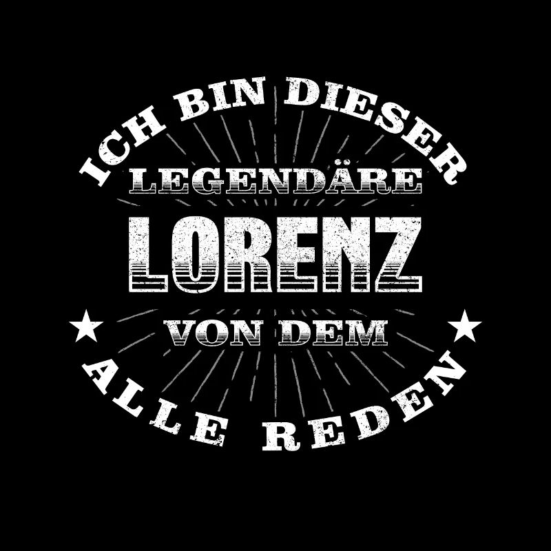 Legendärer Lorenz lustiger vorname Name