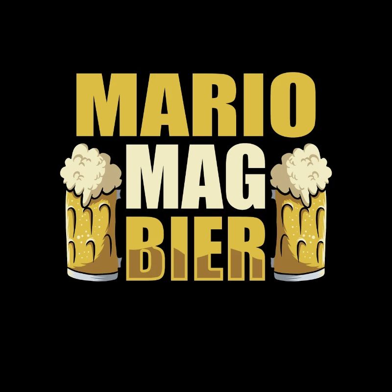 Mario mag Bier Name Geburtstag