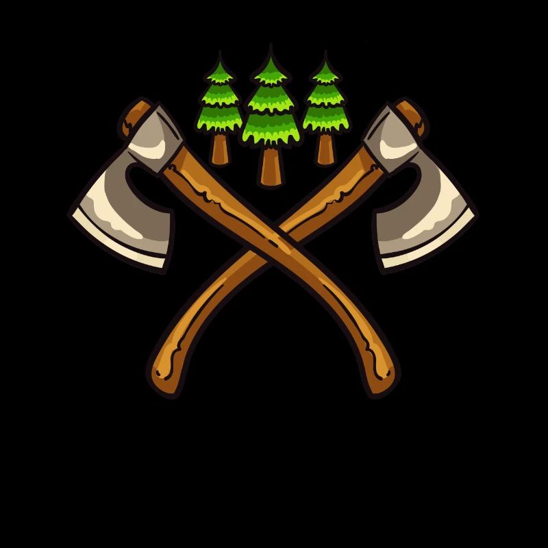 Forêt de bûcherons forestier