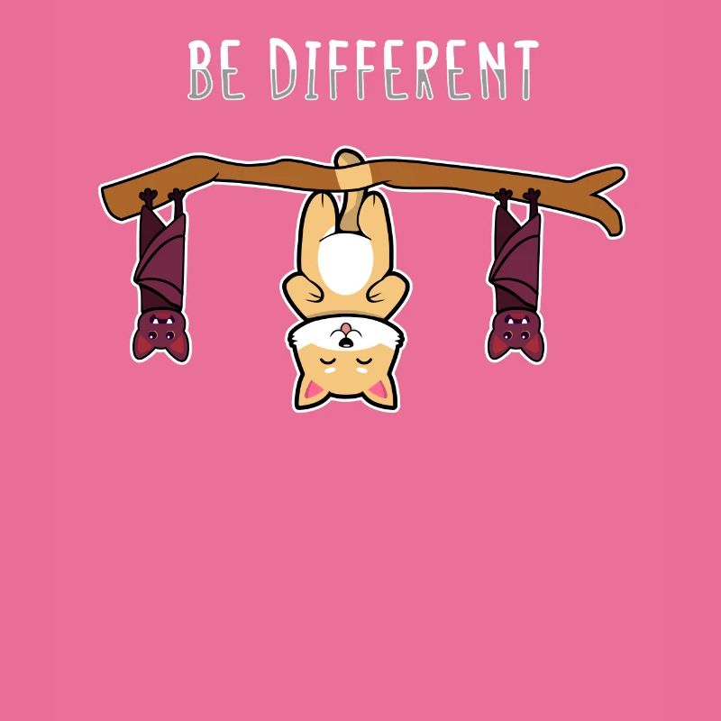Be Different Mignon Chat Sois Anders