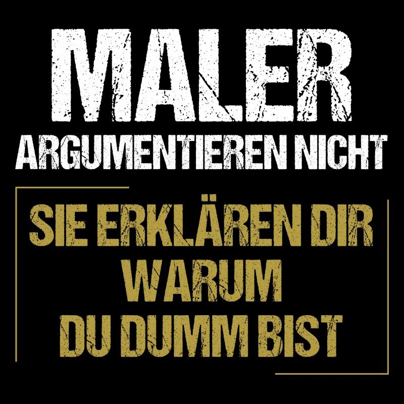 Maler argumentieren nicht