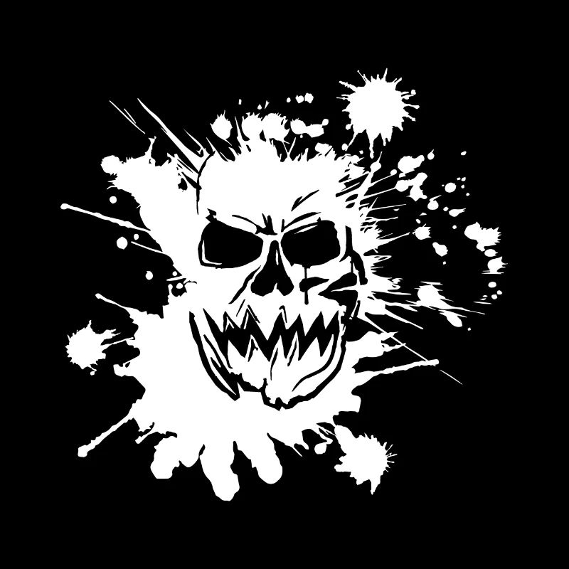Totenkopf-Klecks