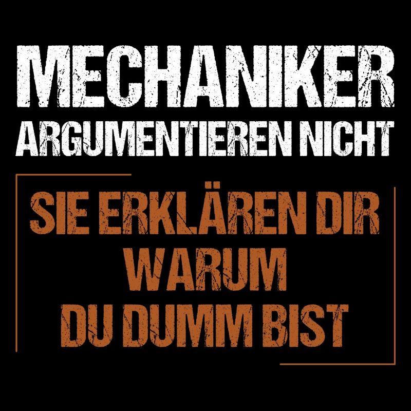 Mechanics don't argue