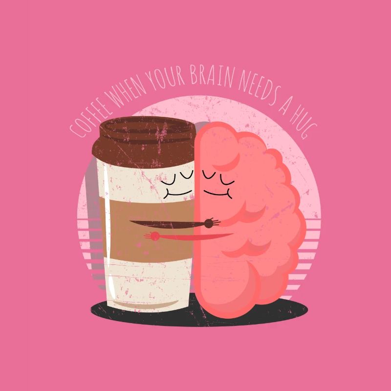 Coffee Brain Drink Saying Funny