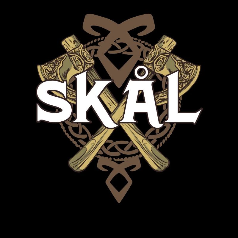Skal Skol Wikinger Trinkspruch Met