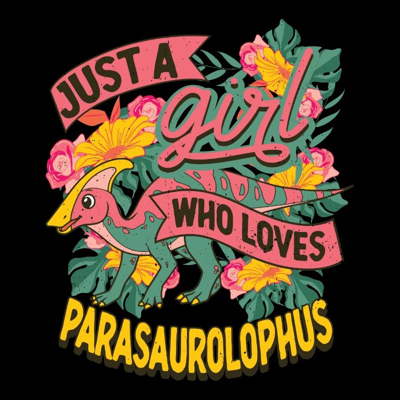 Dino Parasaurolophus Dinosaurier Mädchen
