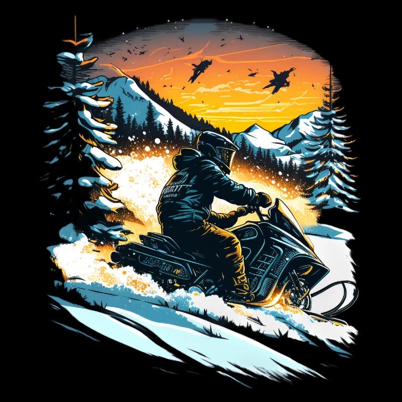 Snowmobiling