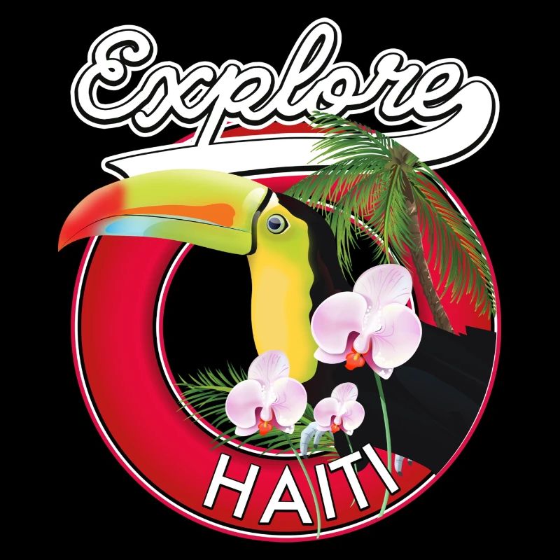 Entdecken Sie das Vintage-Logo von Haiti
