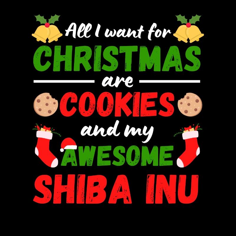 Biscuits Shiba Inu de Noël