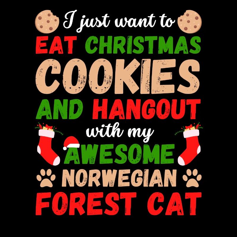 Biscuits pour chats de la forêt de Noël