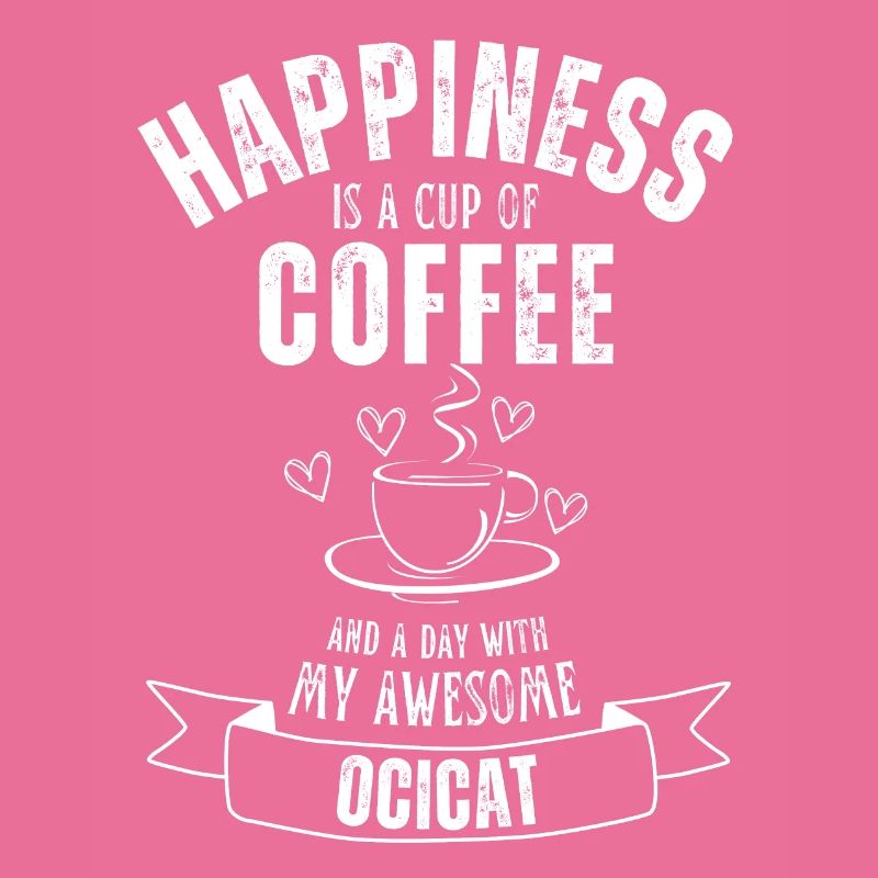 Ocicat Katze Kaffee Cafe