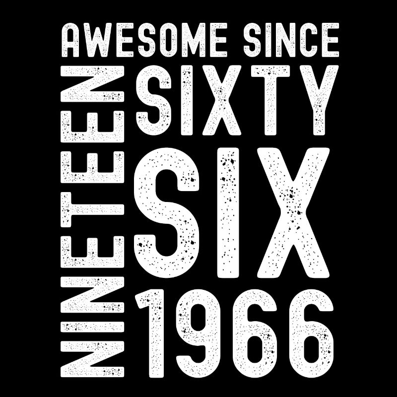 Awesome since 1966 Geburtstag Geschenk Jahreszahl