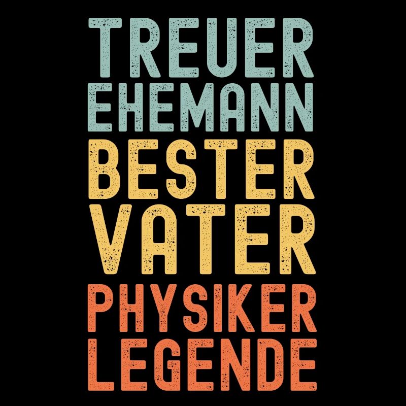 Ehemann Vater Legendärer Physiker retro vintage