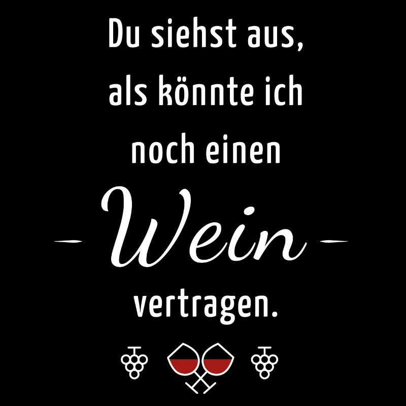 Du siehst aus, als könnte ich noch einen Wein ...